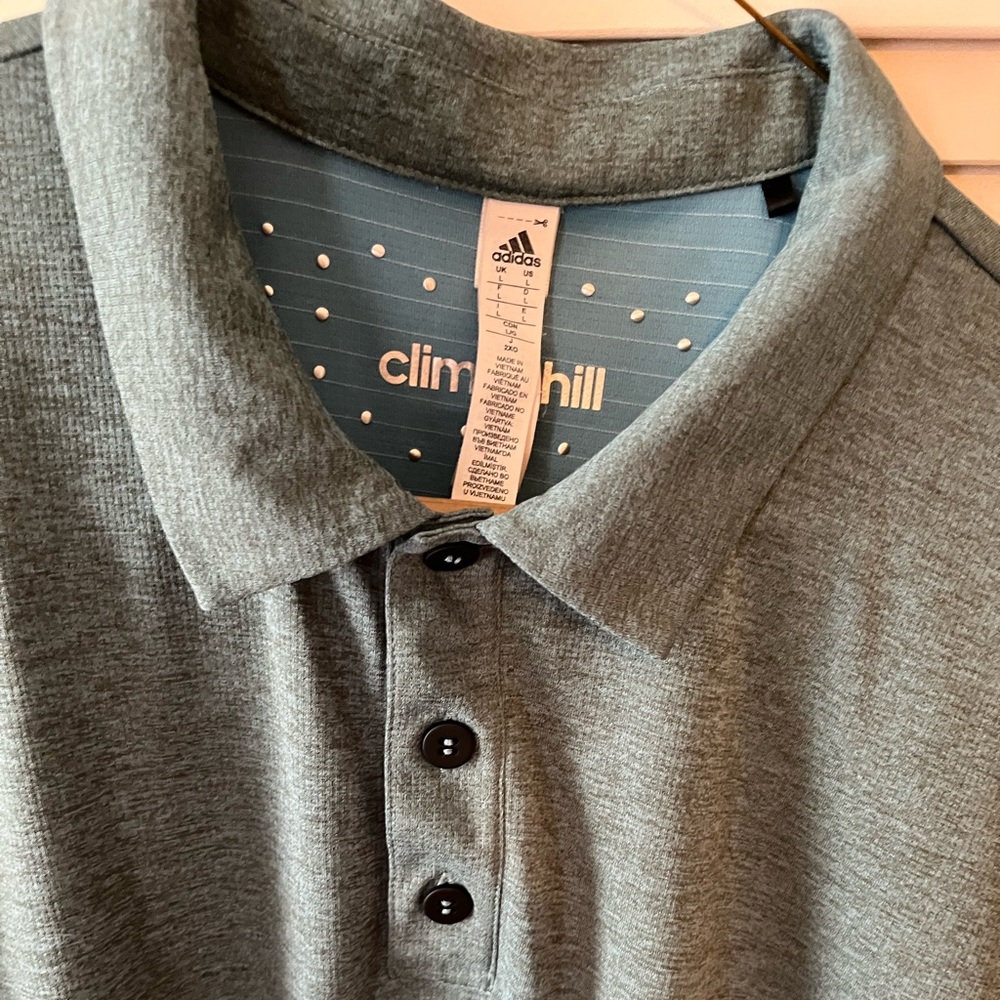Adidas Golf Polo - Climacool - Sea Green - size Large